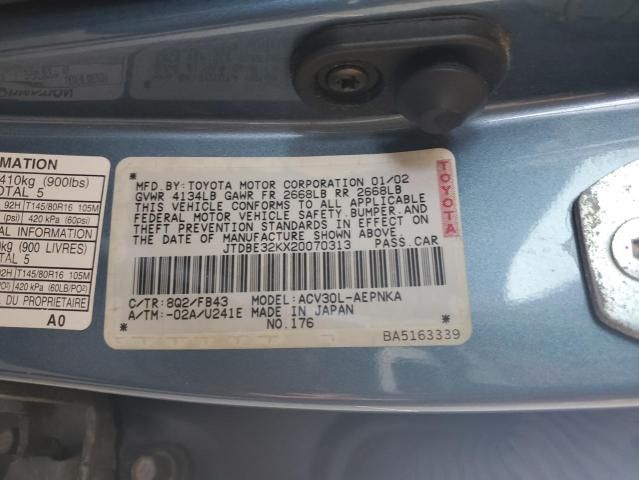 2002 Toyota Camry LE