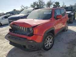 Salvage cars for sale at Arcadia, FL auction: 2018 Jeep Renegade Latitude