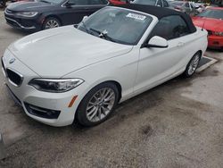 2016 BMW 228 XI Sulev en venta en Riverview, FL