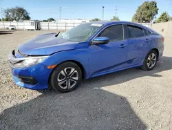 Salvage cars for sale at San Diego, CA auction: 2017 Honda Civic LX