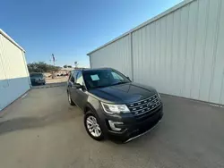 Salvage cars for sale at Grand Prairie, TX auction: 2017 Ford Explorer XLT