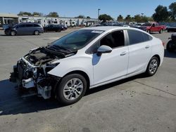 Salvage cars for sale at Sacramento, CA auction: 2019 Chevrolet Cruze