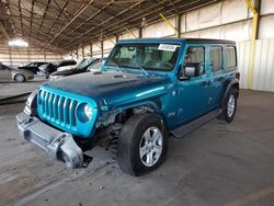 Jeep Wrangler Unlimited Sport salvage cars for sale: 2019 Jeep Wrangler Unlimited Sport