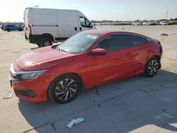 Salvage cars for sale at Wilmer, TX auction: 2016 Honda Civic LX