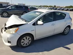 Salvage cars for sale at Grand Prairie, TX auction: 2013 Toyota Prius C