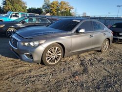 Carros salvage a la venta en subasta: 2019 Infiniti Q50 Luxe