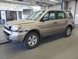 Honda salvage cars for sale: 2007 Honda Pilot LX