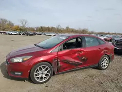 Salvage cars for sale at Des Moines, IA auction: 2015 Ford Focus SE