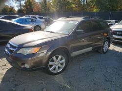 Salvage cars for sale at Waldorf, MD auction: 2009 Subaru Outback 2.5I