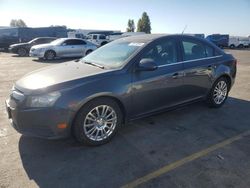 Salvage cars for sale at Hayward, CA auction: 2013 Chevrolet Cruze ECO