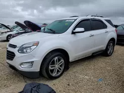 Salvage cars for sale at Arcadia, FL auction: 2017 Chevrolet Equinox Premier