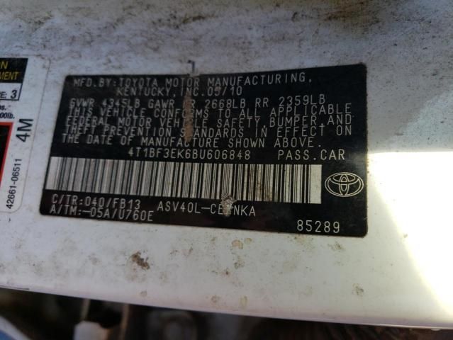 2011 Toyota Camry Base