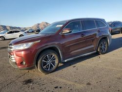 Salvage cars for sale at North Las Vegas, NV auction: 2017 Toyota Highlander SE