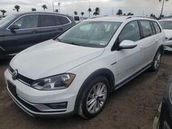 Salvage cars for sale from Copart Arcadia, FL: 2017 Volkswagen Golf Alltrack S