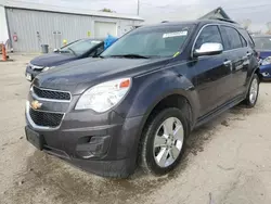 Salvage cars for sale at Pekin, IL auction: 2015 Chevrolet Equinox LT