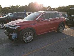 Salvage cars for sale at Bridgeton, MO auction: 2023 Infiniti QX50 Sensory