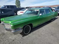 Salvage cars for sale at North Las Vegas, NV auction: 1969 Cadillac Brougham