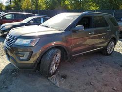 2016 Ford Explorer Limited en venta en Waldorf, MD