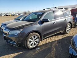 Vehiculos salvage en venta de Copart Brighton, CO: 2016 Acura MDX Advance