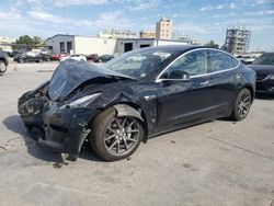 Salvage cars for sale at New Orleans, LA auction: 2018 Tesla Model 3