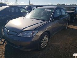 2005 Honda Civic LX en venta en Elgin, IL