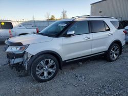 Salvage cars for sale at Appleton, WI auction: 2018 Ford Explorer Platinum