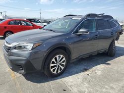 Salvage cars for sale at Sun Valley, CA auction: 2021 Subaru Outback Premium