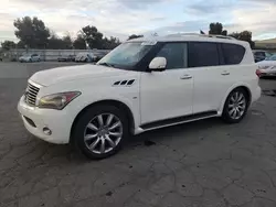 Infiniti salvage cars for sale: 2014 Infiniti QX80