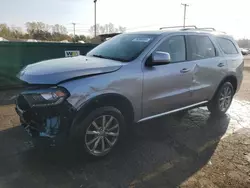 Salvage cars for sale from Copart Woodhaven, MI: 2017 Dodge Durango SXT