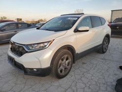 Salvage cars for sale at Kansas City, KS auction: 2018 Honda CR-V EXL