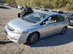 Salvage cars for sale from Copart Marlboro, NY: 2010 Honda Civic EXL