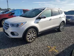 Salvage cars for sale at Riverview, FL auction: 2018 Ford Escape Titanium