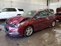 2016 Chevrolet Cruze LT en venta en Franklin, WI