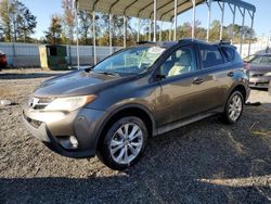 Salvage cars for sale at Spartanburg, SC auction: 2015 Toyota Rav4 Limited