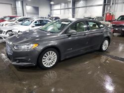 Salvage cars for sale at Ham Lake, MN auction: 2015 Ford Fusion SE Hybrid