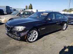 Salvage cars for sale from Copart Hayward, CA: 2011 BMW 750 LI