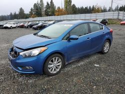 Salvage cars for sale at Graham, WA auction: 2014 KIA Forte EX