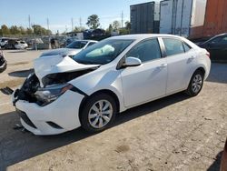 Salvage cars for sale at Bridgeton, MO auction: 2016 Toyota Corolla L