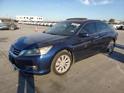 Salvage cars for sale at Grand Prairie, TX auction: 2014 Honda Accord EX