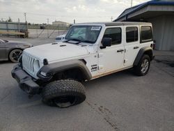 Salvage cars for sale at Oklahoma City, OK auction: 2021 Jeep Wrangler Unlimited Sport