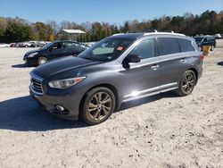 Salvage cars for sale at Charles City, VA auction: 2013 Infiniti JX35