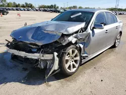 Salvage cars for sale at Pekin, IL auction: 2006 BMW 550 I