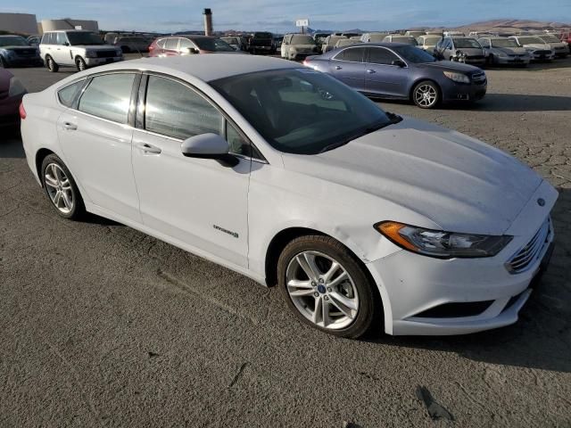 2018 Ford Fusion SE Hybrid