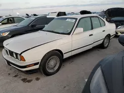 Salvage cars for sale at Arcadia, FL auction: 1990 BMW 535 I