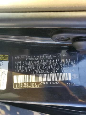 2007 Toyota Camry CE