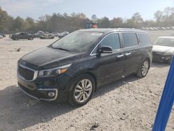 Salvage cars for sale from Copart Madisonville, TN: 2015 KIA Sedona SXL