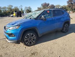 Jeep Vehiculos salvage en venta: 2022 Jeep Compass Limited