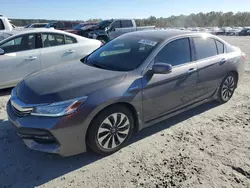 Salvage cars for sale at China Grove, NC auction: 2017 Honda Accord Touring Hybrid