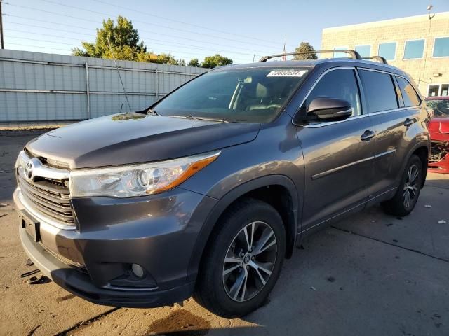 2016 Toyota Highlander XLE