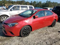 Salvage cars for sale from Copart Savannah, GA: 2016 Toyota Corolla L